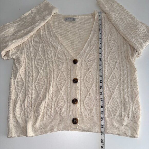 Stradivarius Cardigan Knit Sweater Button Up Size US Small - Picture 13 of 13